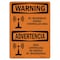 Signmission OSHA Warning Sign, 7" H, 10" W, Rf Microwave Energy Controlled Area, Landscape, WS-D-L-12819 OS-WS-D-710-L-12819 - alternate 1